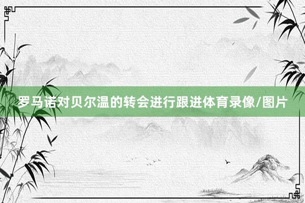 罗马诺对贝尔温的转会进行跟进体育录像/图片
