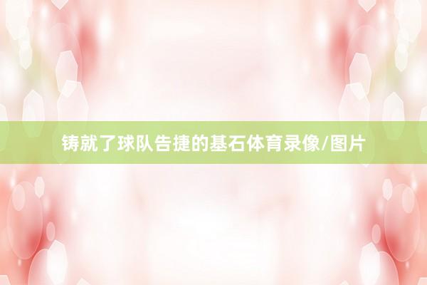 铸就了球队告捷的基石体育录像/图片