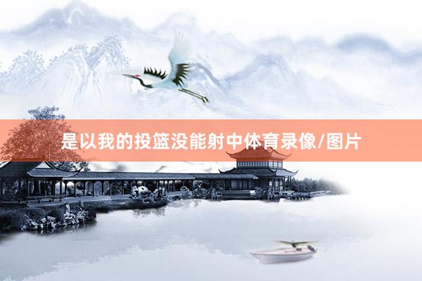 是以我的投篮没能射中体育录像/图片