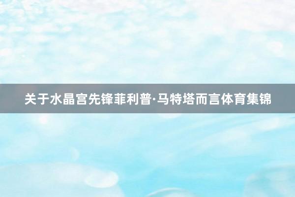 关于水晶宫先锋菲利普·马特塔而言体育集锦