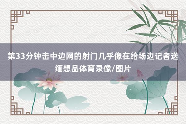 第33分钟击中边网的射门几乎像在给场边记者送缅想品体育录像/图片